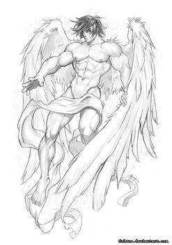 Angel sketch 01