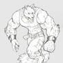 ICE Wolf Lineart 00041