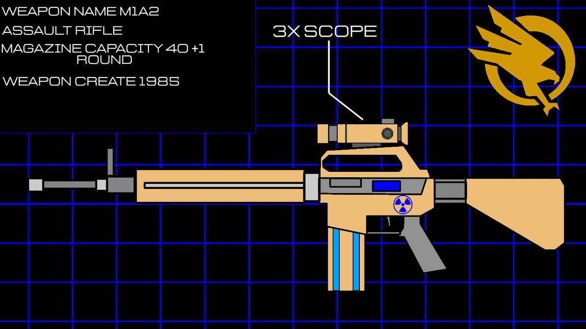 M1A2 (LASER ASSAULT RIFLE) 1985 GDI by KGAMERS64 on DeviantArt