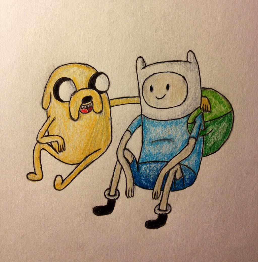 Finn and Jake_Your the smartest dog I know