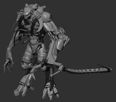 CGHub Mass Effect Challenge. Character WIP