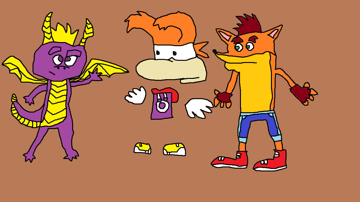 Rayman wants crossover with two characters by Raynic2008 on DeviantArt