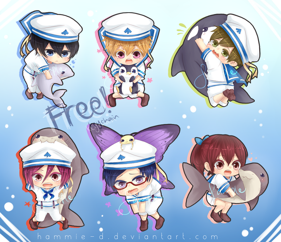 Free! Chibi Keychains by hammie-d on DeviantArt