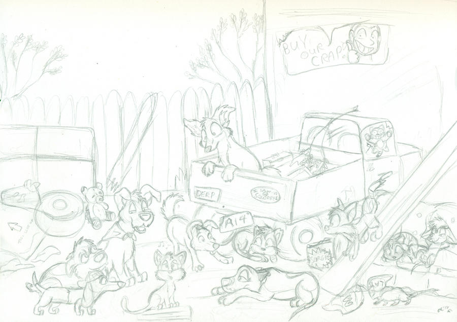 Junkyard Society (Rough Sketch)