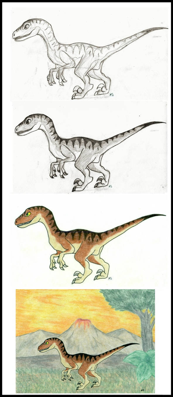 Raptor Stages by SocksTheMutt on DeviantArt