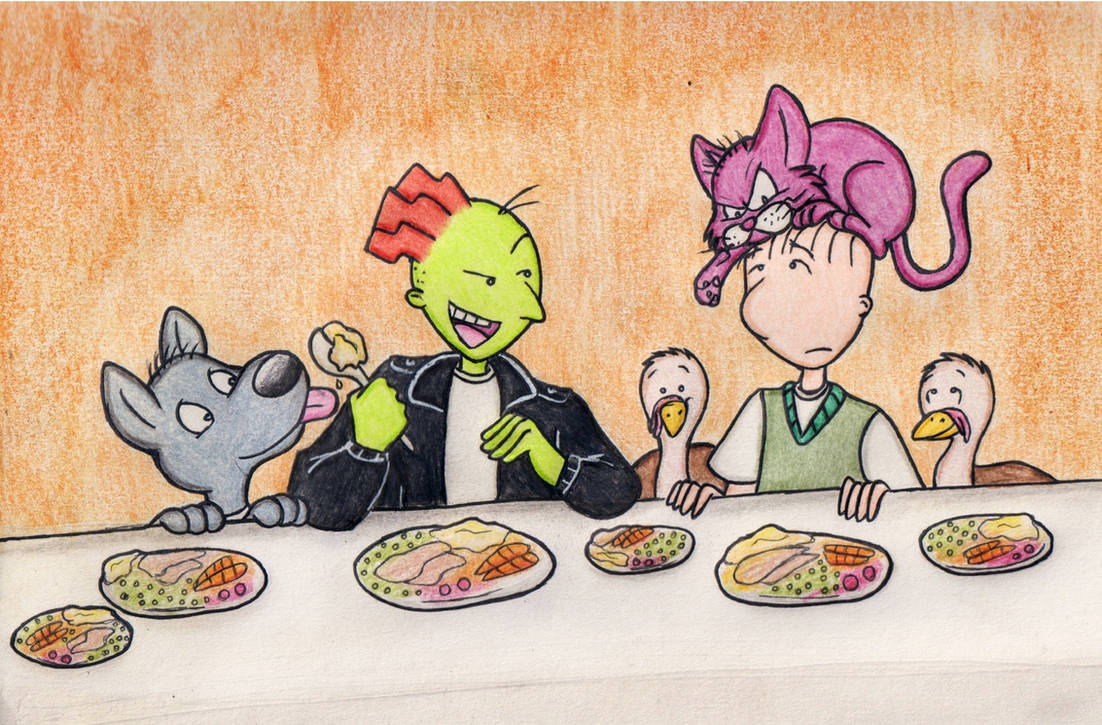 Food Fight by SocksTheMutt on DeviantArt