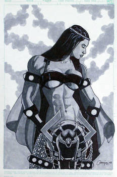 Big Barda 11 x 17 by Amiya