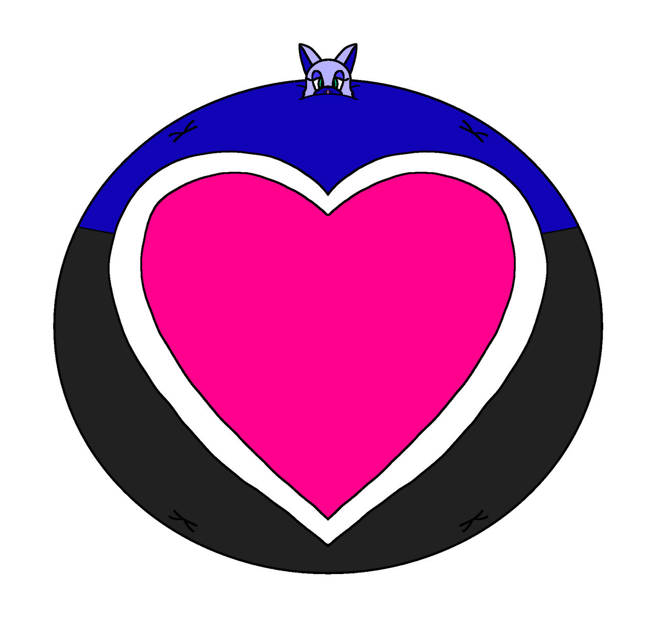 Rouge the Bat blueberry inflation by Inflator2025 on DeviantArt