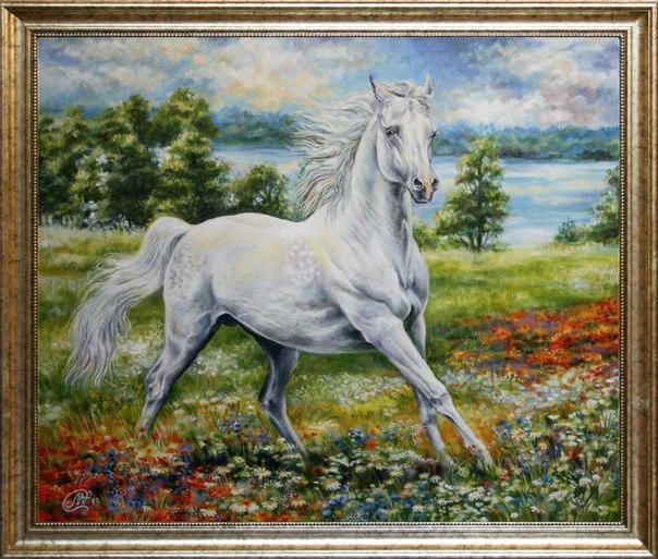 Arab horse by ALicornArt