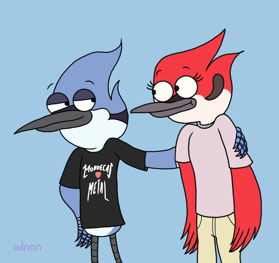 Mordecai the Metal Lover by adrianmahranprya on DeviantArt