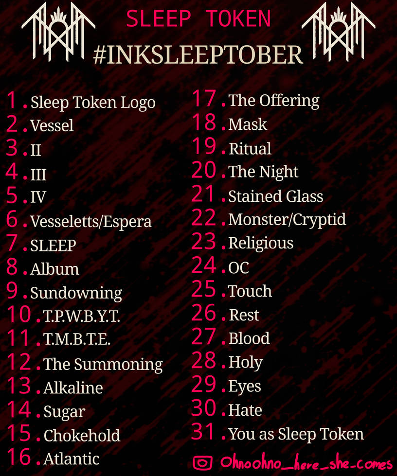 Sleep Token by OhnoOhnoHearSheComes on DeviantArt