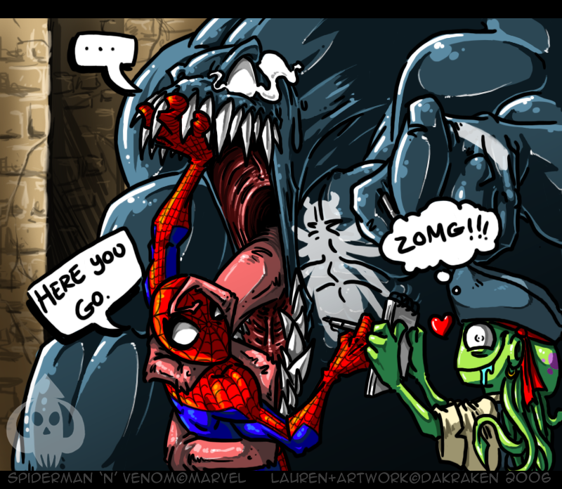 ZOMG Spiderman and Venom