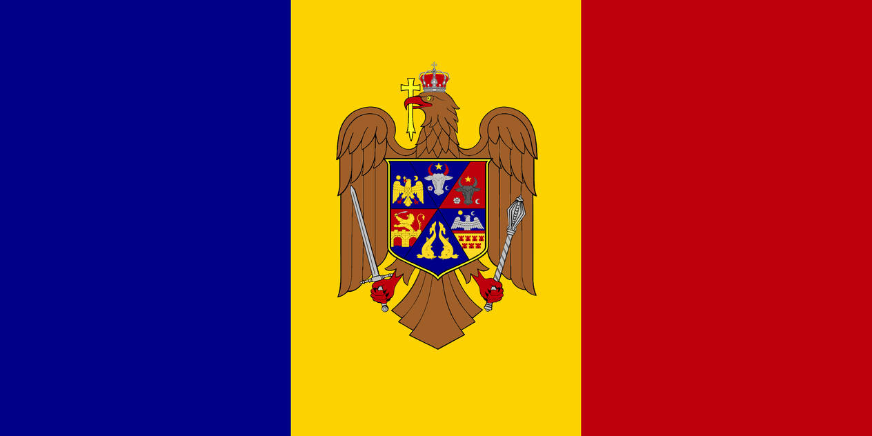 Alternate Rome Flag Deviantart Alternate Romanian Flag (Color Standard) by MoldaviaballGeneral on ...