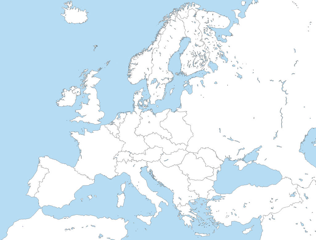Alternate European Maps Blank in 1980 by MoldaviaballGeneral on DeviantArt