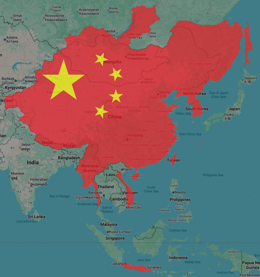 Deviantart China Map Greater of China by MoldaviaballGeneral on DeviantArt
