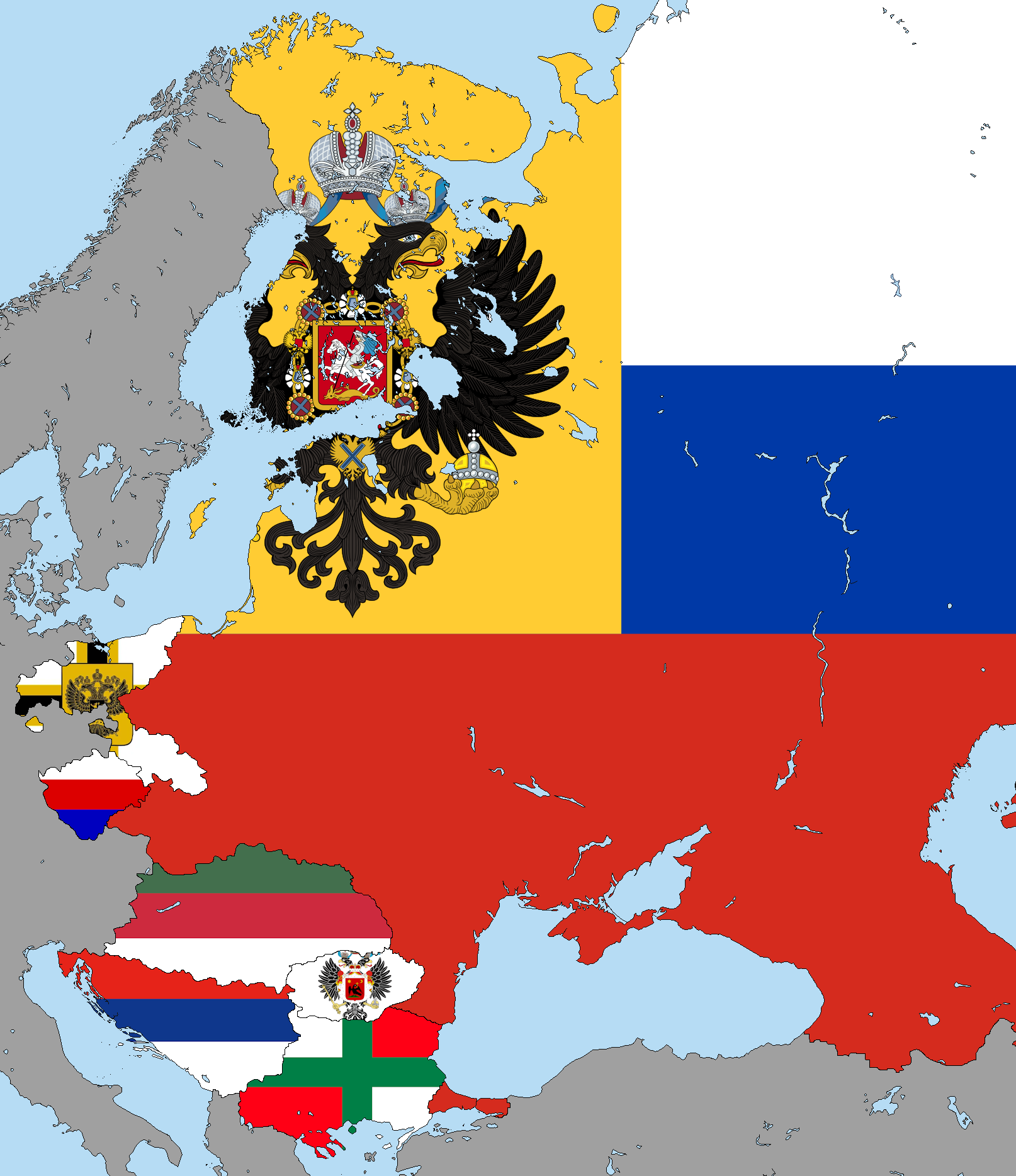 Russian State Deviantart Russian Empire with a administration/puppet by MoldaviaballGeneral on ...