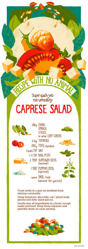 Recipe with no Animal 6: Caprese Salad