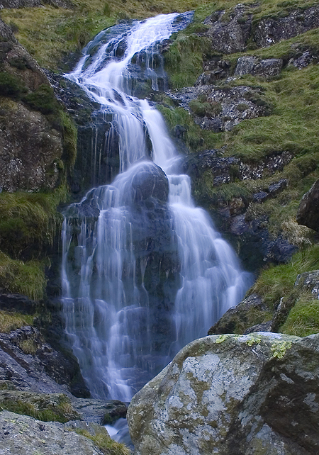 Lakes waterfall stock