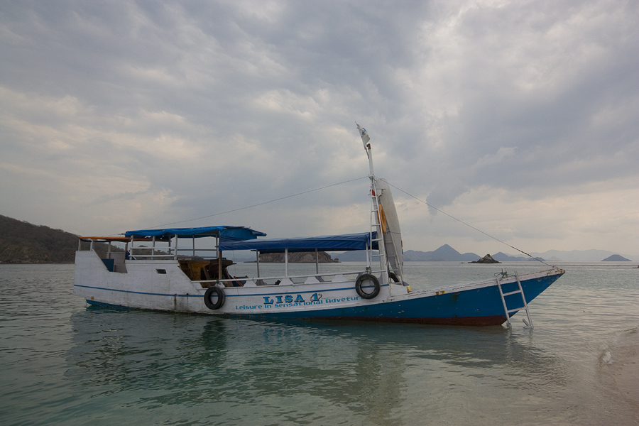 The boat we used in Indonesia