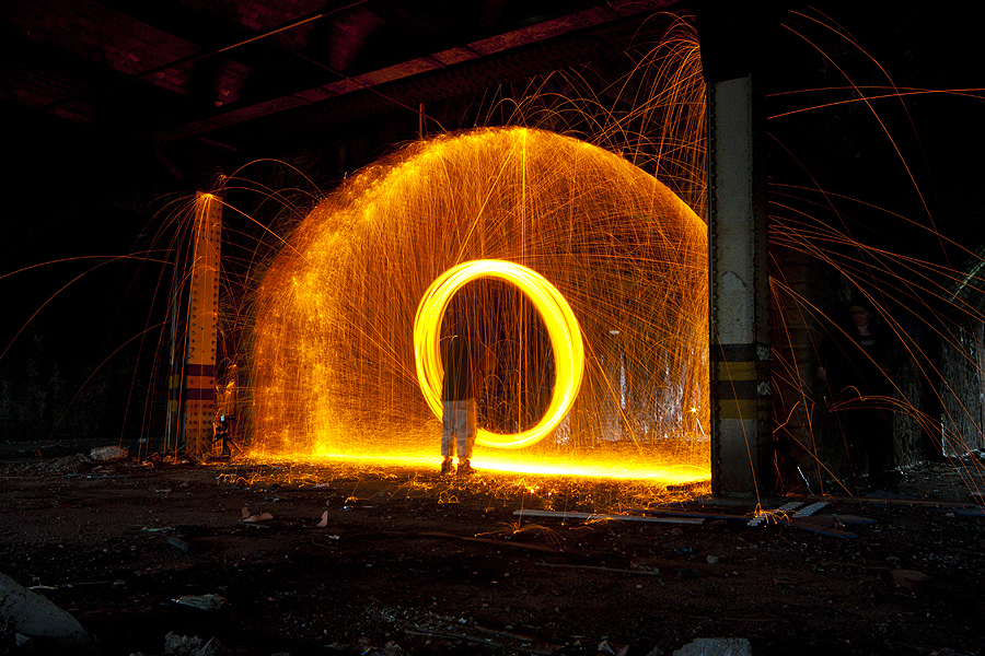 Wire wool spinning 5