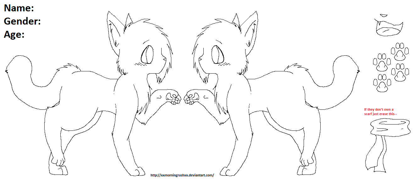 Line Art- Cat Reff