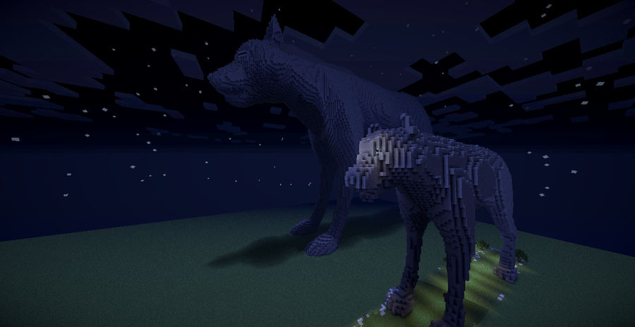 Minecraft Wolf V2 by Draknar1995 on DeviantArt