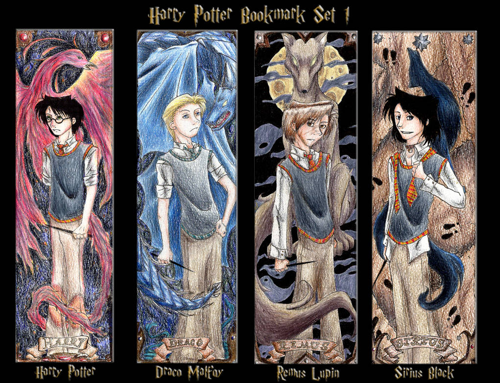 Harry potter bookmark set store