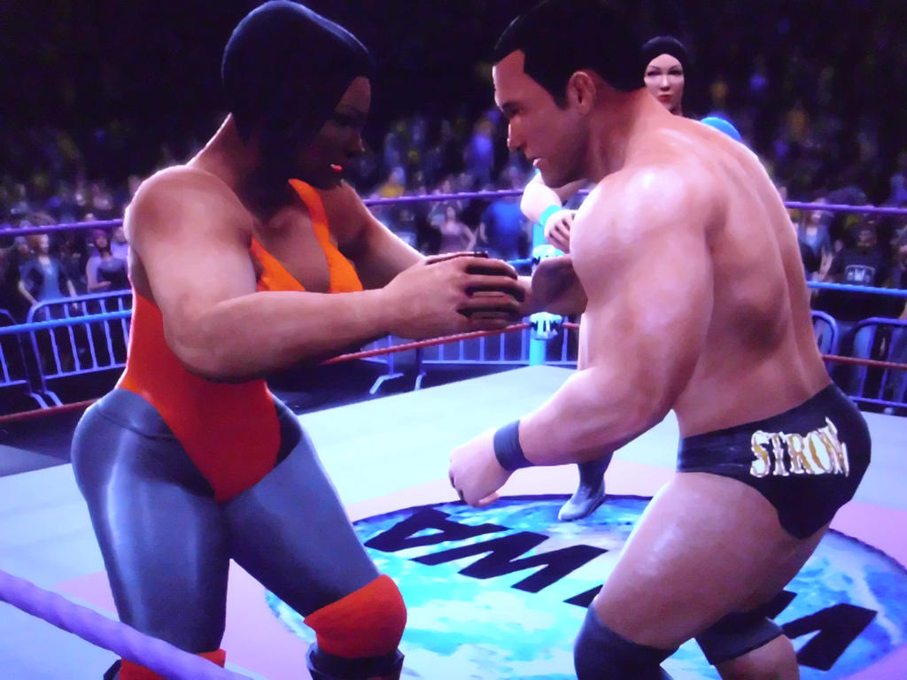 Black Venus package piledrives Roderick Strong