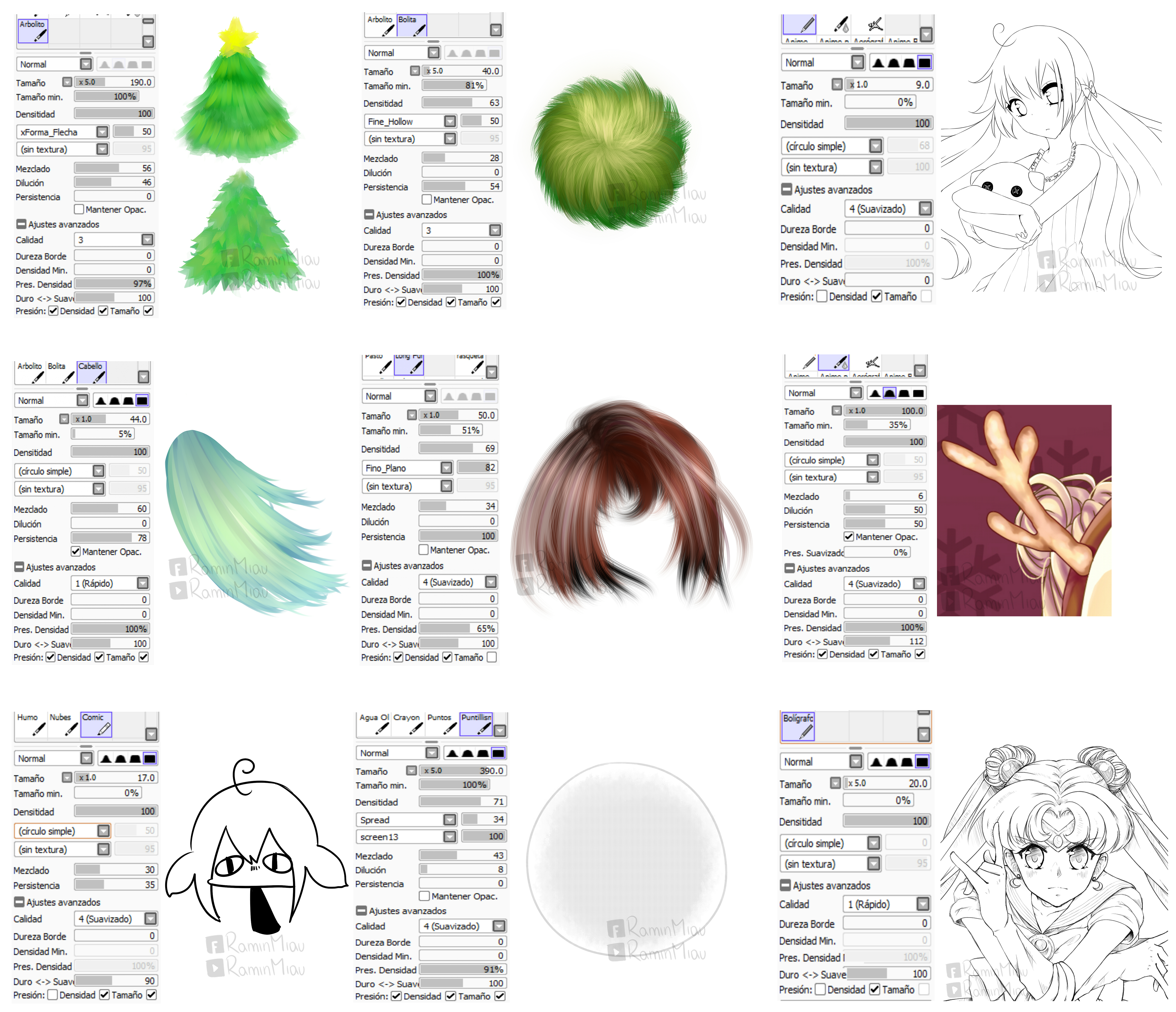 Brushes Paint Tool SAI (RaminMiau) by YoDibujo1 on DeviantArt Brushes Paint Tool SAI (RaminMiau) by YoDibujo1 on DeviantArt