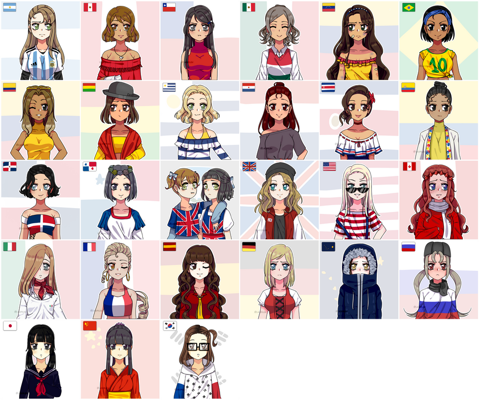 Country anime humans by YoDibujo1 on DeviantArt