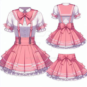 [OPEN] Adoptable AI Clothes Design - Cute Dress