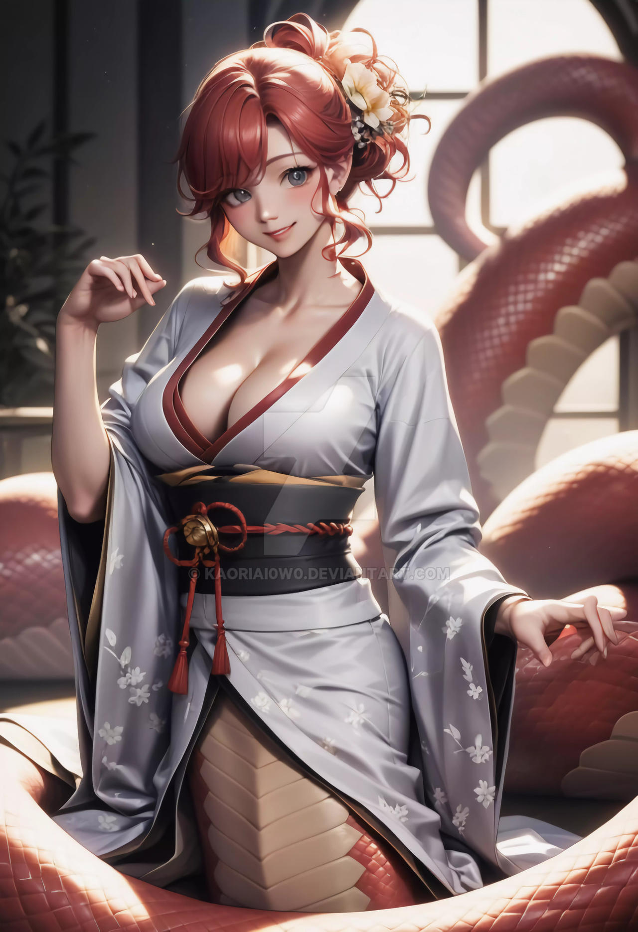 CLOSED Lamia Woman White Kimono AI Adoptable By KaoriAi0w0 On DeviantArt closed-lamia-woman-white-kimono-ai-adoptable-by-kaoriai0w0-on-deviantart