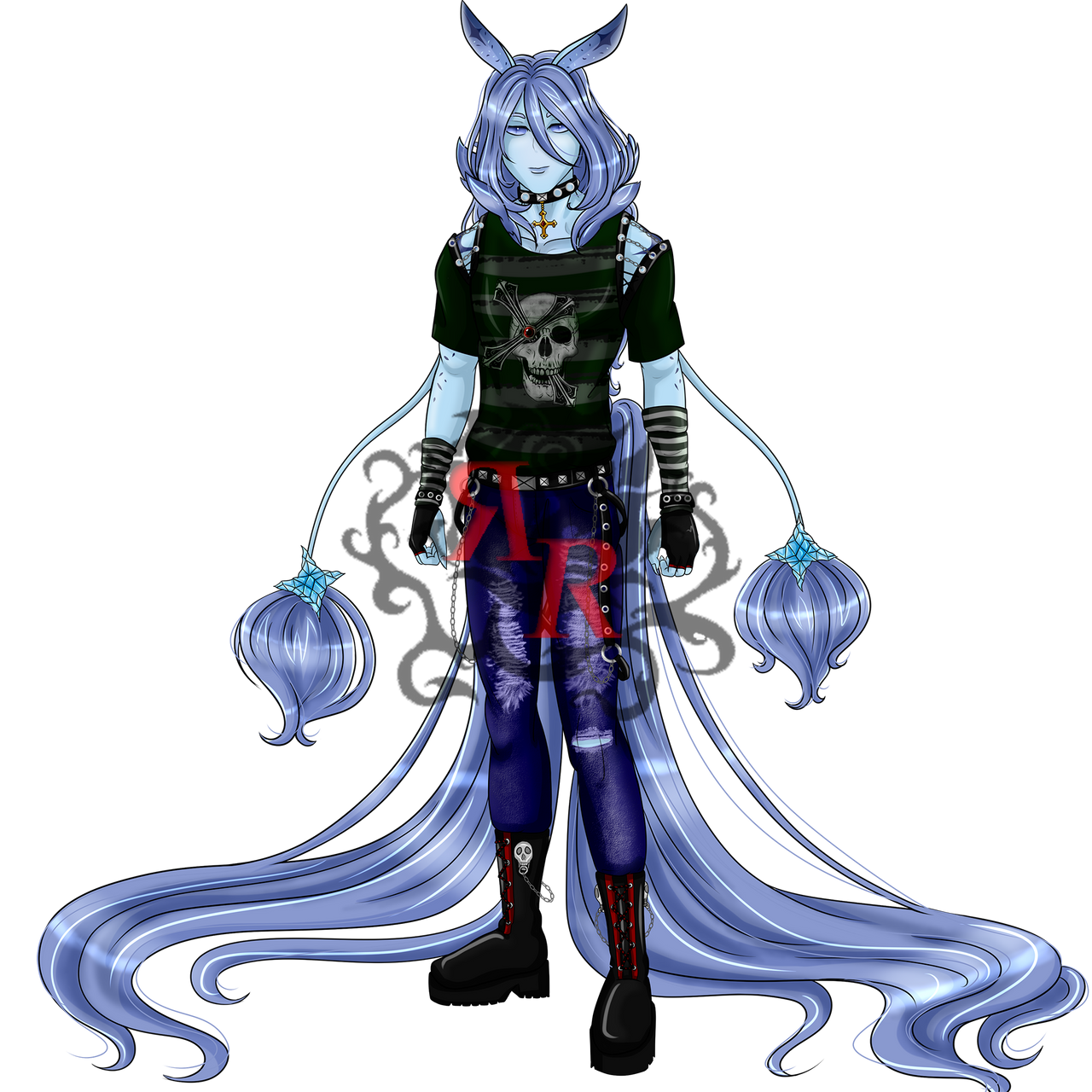 Punk Clothing Adopt Cobalt by ReekaRose on DeviantArt