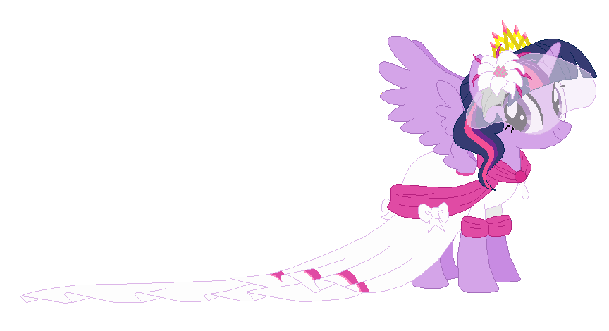 Princess Twilight Sparkle's Wedding Dress by WishingWellBro on DeviantArt