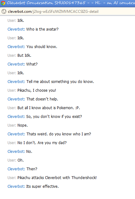 Cleverbot... PART TWO