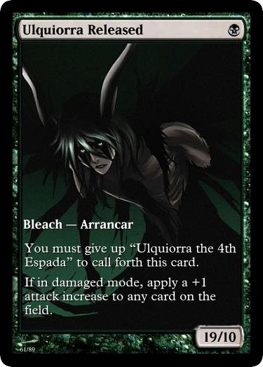 Anime TCG: Ulquiorra Released