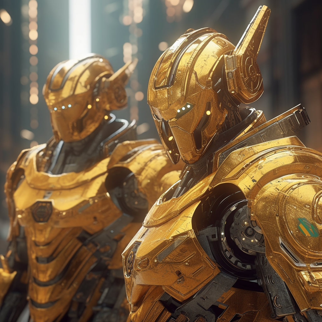 Red Gold Mech Golden Mech by THESUPERNATURALONE on DeviantArt