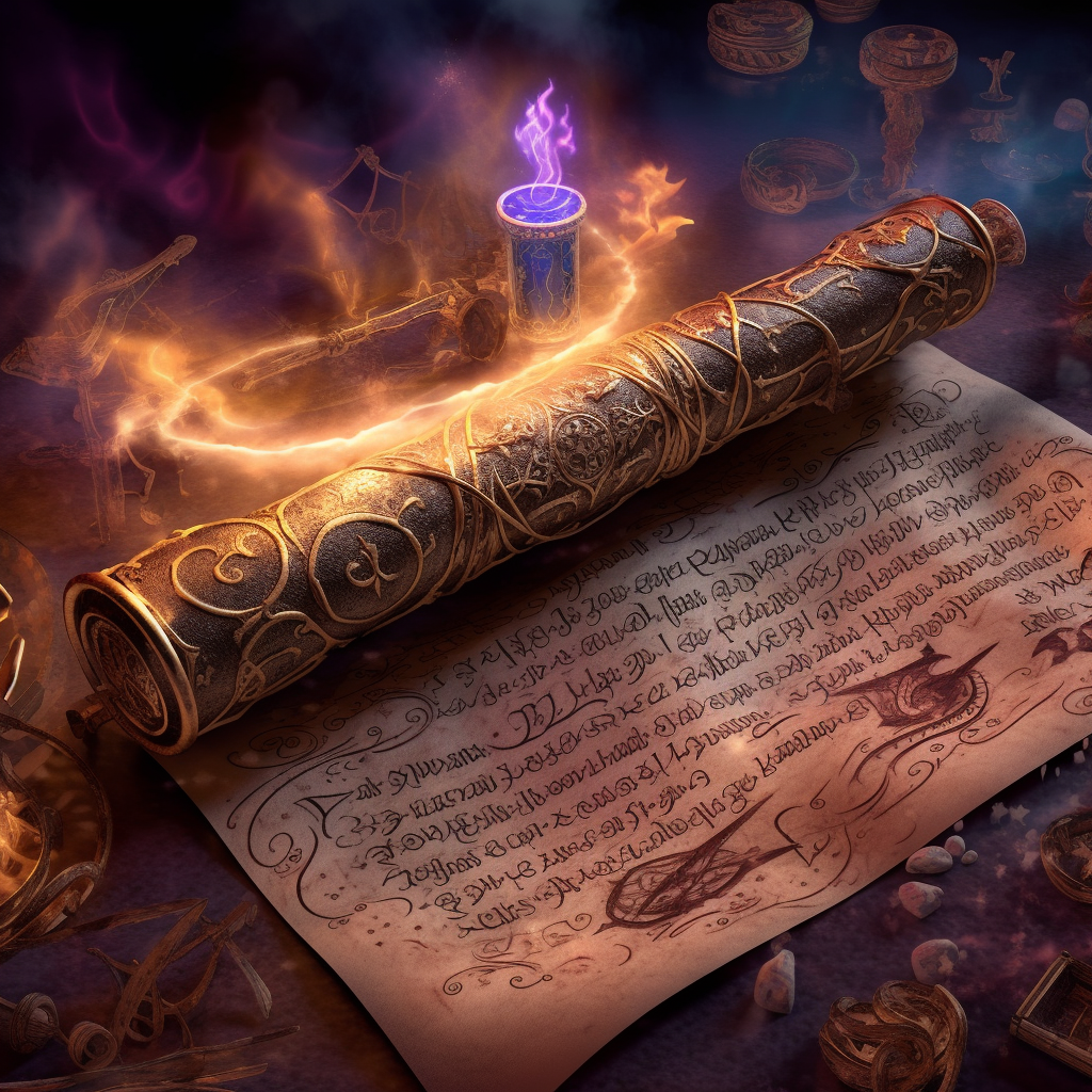 Magical Scroll by THESUPERNATURALONE on DeviantArt