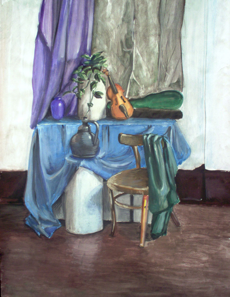 A Still Life in Gouache