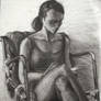 Lady in chair