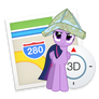 Maps Twilight Sparkle Yosemite Ponified Icon