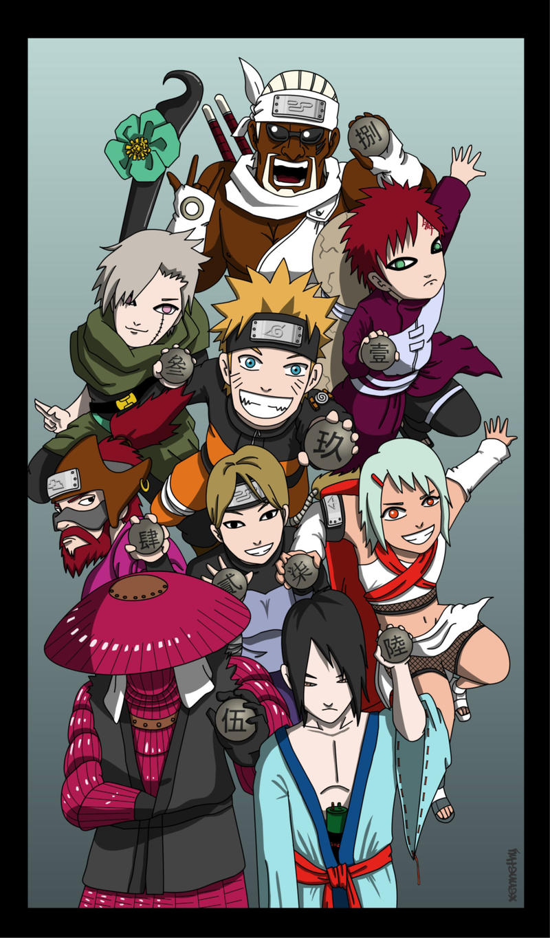 9 Jinchuriki Hosts Ii By Xennethy On Deviantart