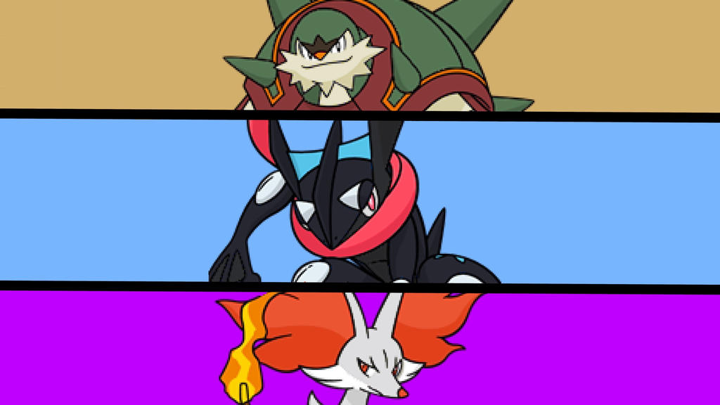 Shiny Starters For Pokemon X And Y By Gospel1364 On Deviantart