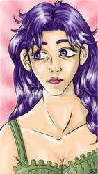 Purple hair girl_2013