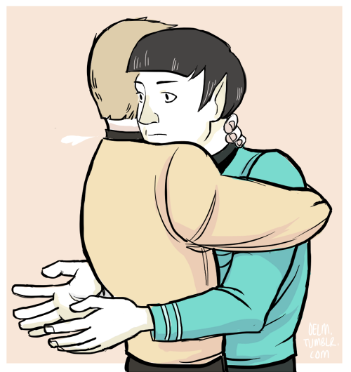 spock is crap at hugs