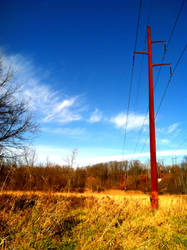 winooski falls park - powerlines