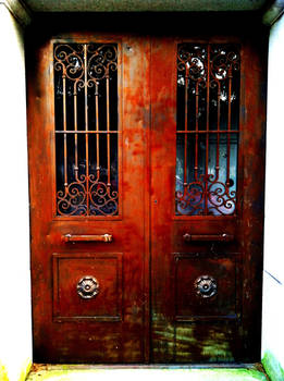 lakeview cemetery - clarkson mausoleum, doors