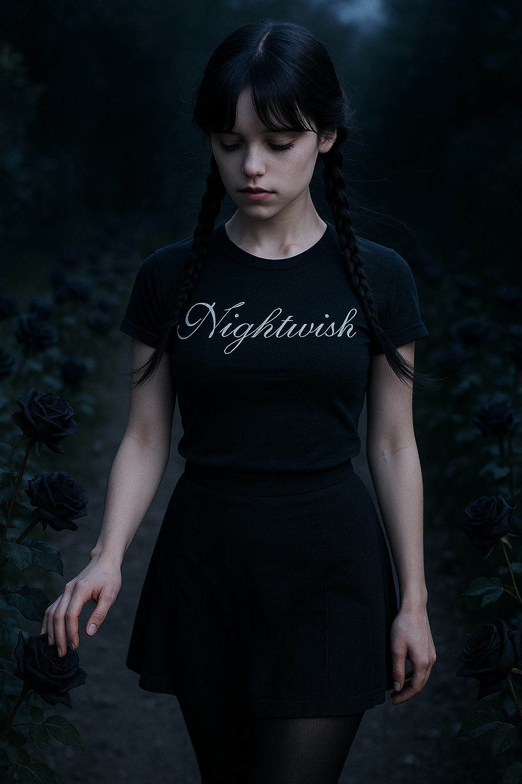 Wednesday Addams walking