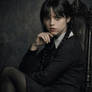 Wednesday Addams Gothic Portrait