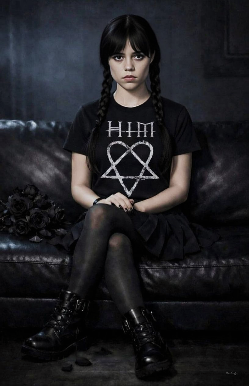Wednesday Goth Wednesday Addams Goth Girl Portrait by Farhadyn on DeviantArt